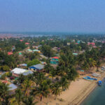 Drone Shot OF Hopkins Village