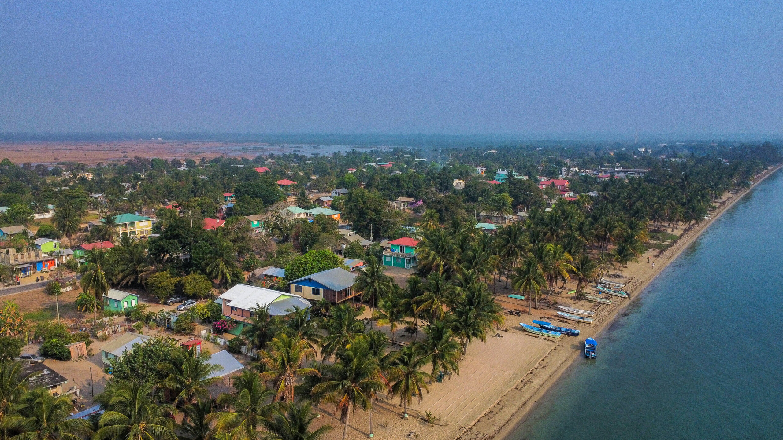 Drone Shot OF Hopkins Village
