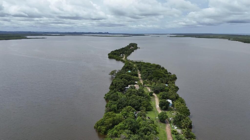 gales point drone image