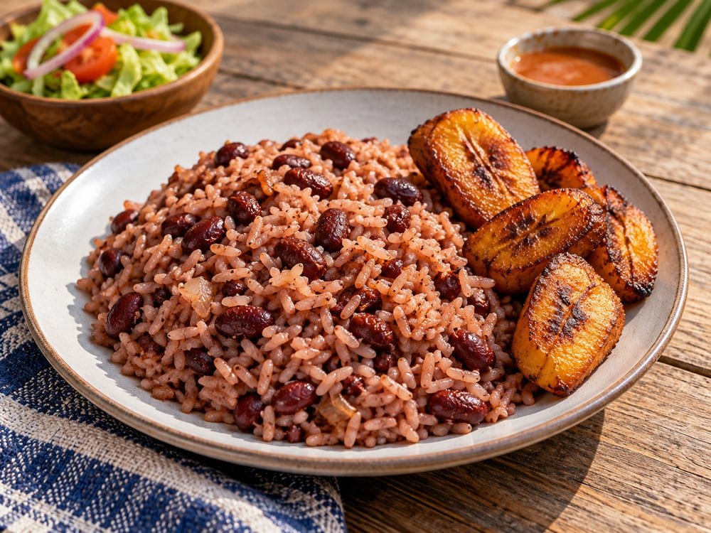 Rice and Beans illustration (placeholder)
